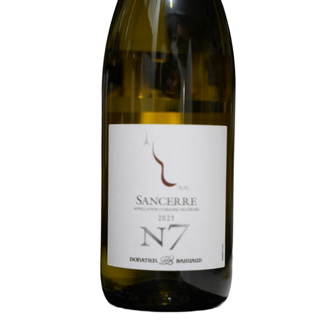 Donatien Bahuaud N7 Sancerre label close-up