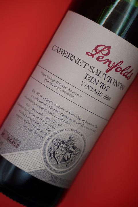 1998 Penfold's Bin 707 Cabernet Sauvignon