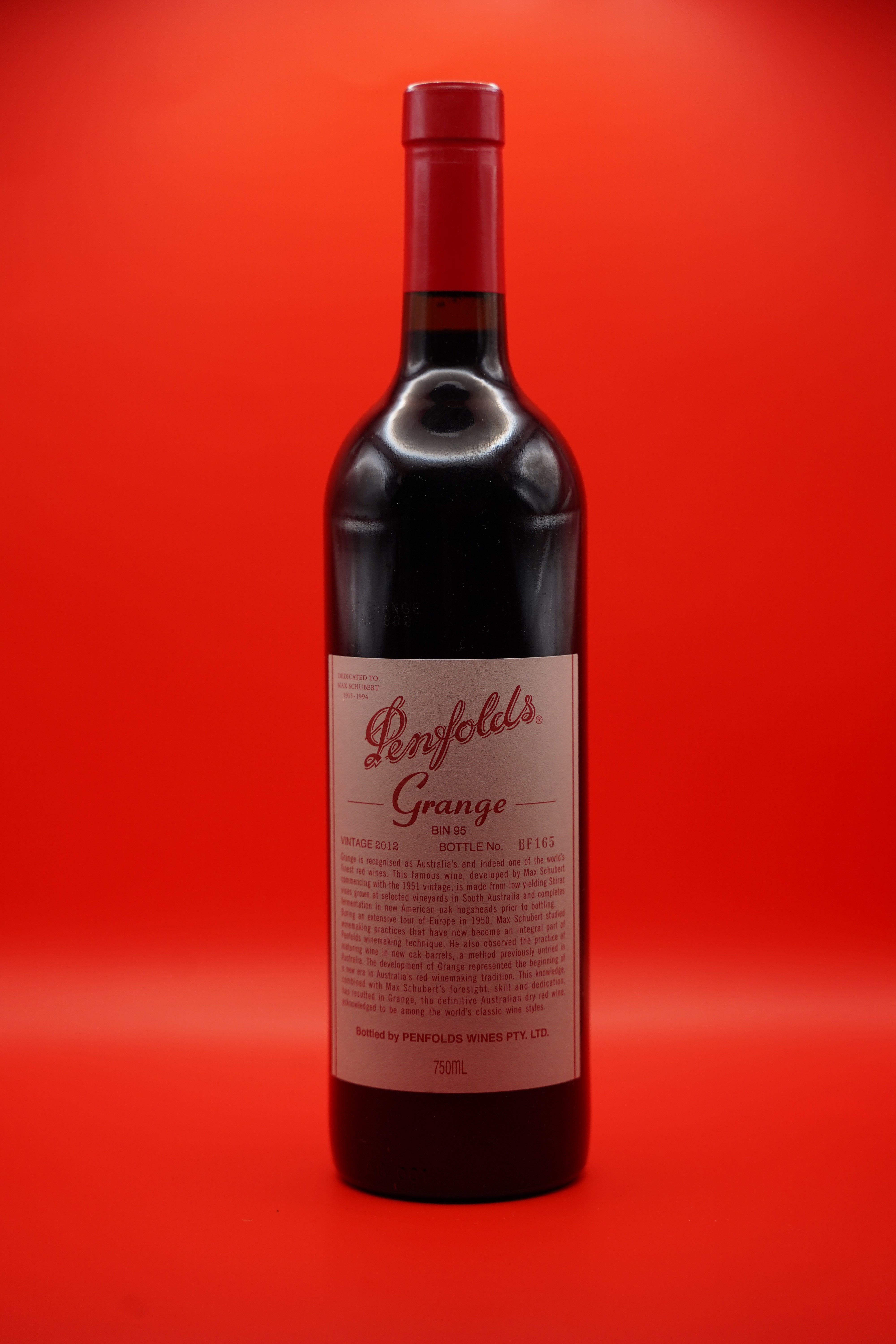 2012 Penfolds Grange Bin 95 Shiraz – G.J. Andrews